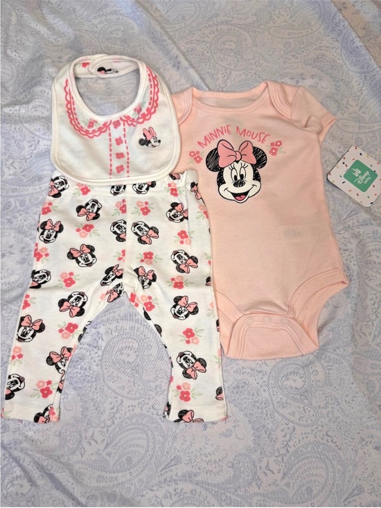 Disney Other - Disney Baby Minnie Mouse 3 piece infant set